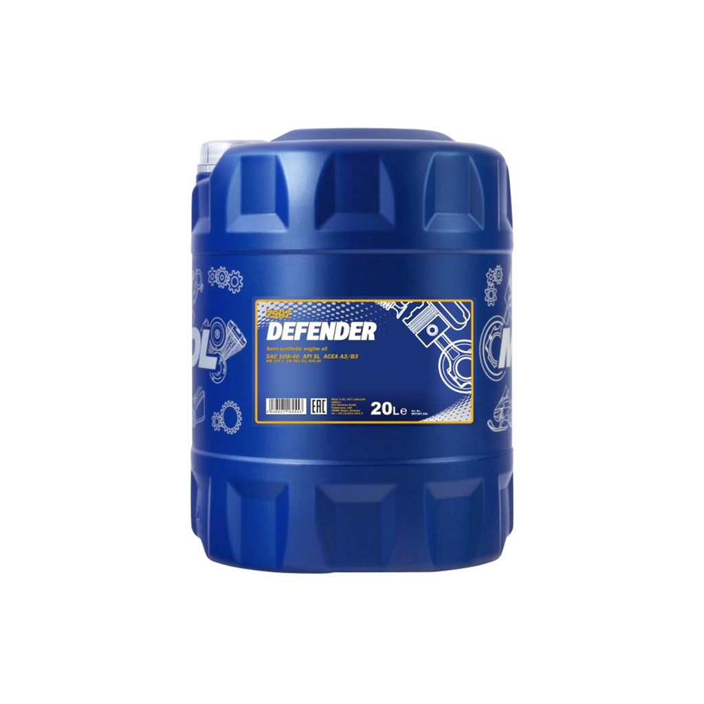 Моторна олива Mannol DEFENDER 20л 10W-40 (MN7507-20) - фото 1