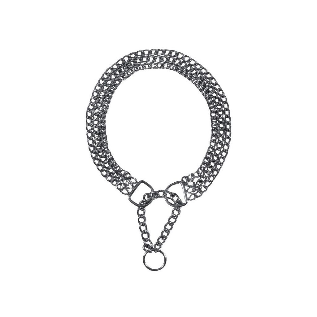 Нашийник для тварин Trixie трьохрядний хромований 45 см/2.5 мм (4011905022659) - фото 1 Нашийник для тварин Trixie трьохрядний хромований 45 см/2.5 мм (4011905022659) - фото 1