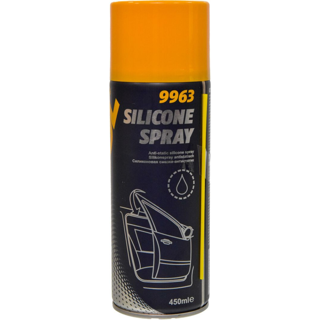 Мастило автомобільне Mannol Silicone Spray Antistatisch 0,45 л (9963) - головне фото