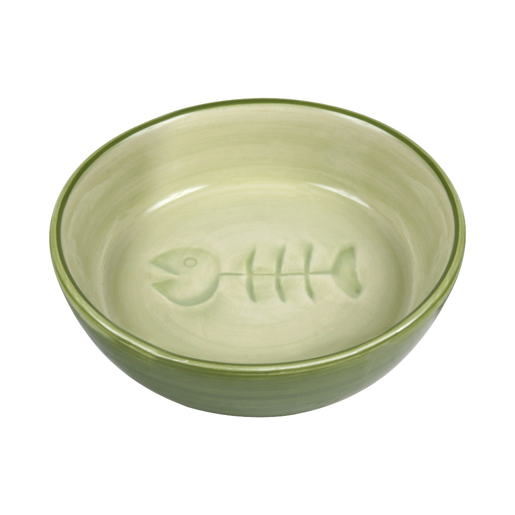 Посуд для котів Trixie Миска керамічна плоска 200 мл/13 см (4011905244921) - фото 1