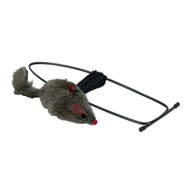 Іграшка для котів Trixie Мишка на вудці 8х190 см (4011905040653) - фото 1