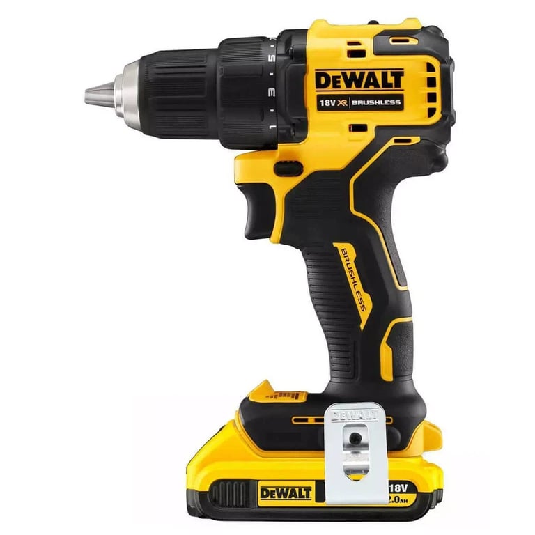 Шуруповерт DeWALT XR Li-Ion 18 В, 65 Нм, 2 АКБ + ЗП, кейс (DCD708D2T) - фото 2