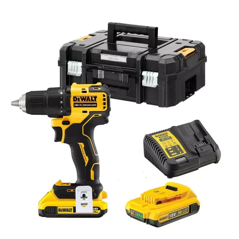 Шуруповерт DeWALT XR Li-Ion 18 В, 65 Нм, 2 АКБ + ЗП, кейс (DCD708D2T) - фото 3
