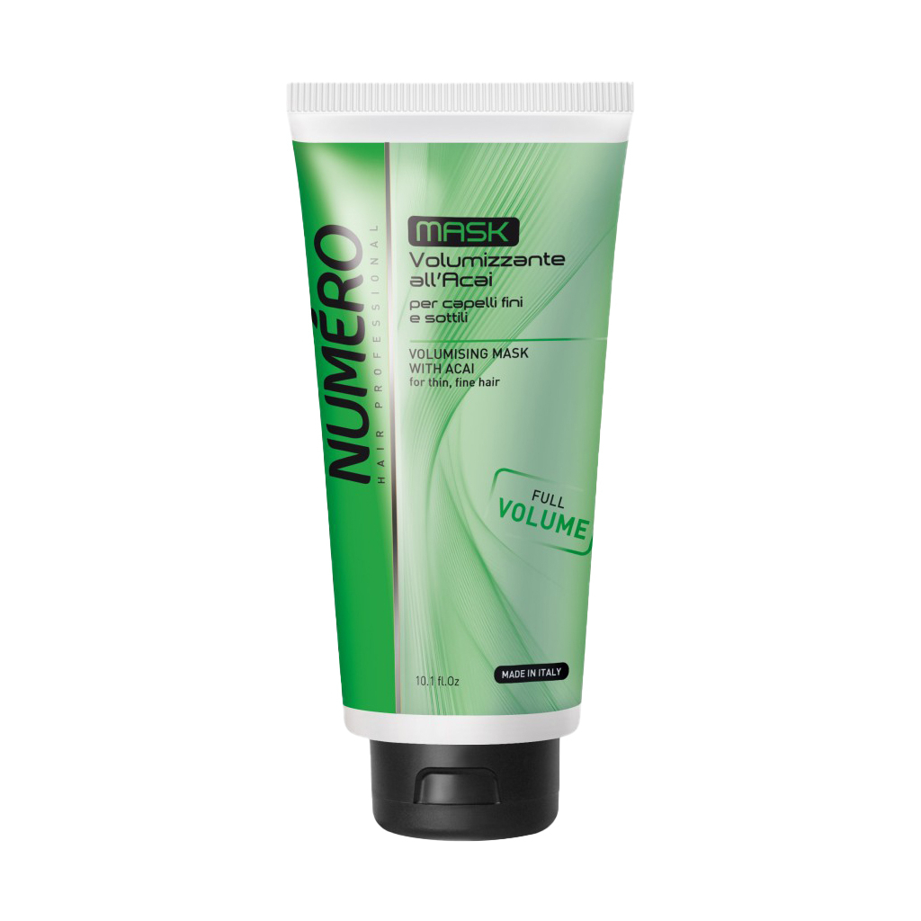 Маска для волосся Brelil Numero для додання об'єму з екстрактом асаї 300 мл (8011935075515) - фото 1