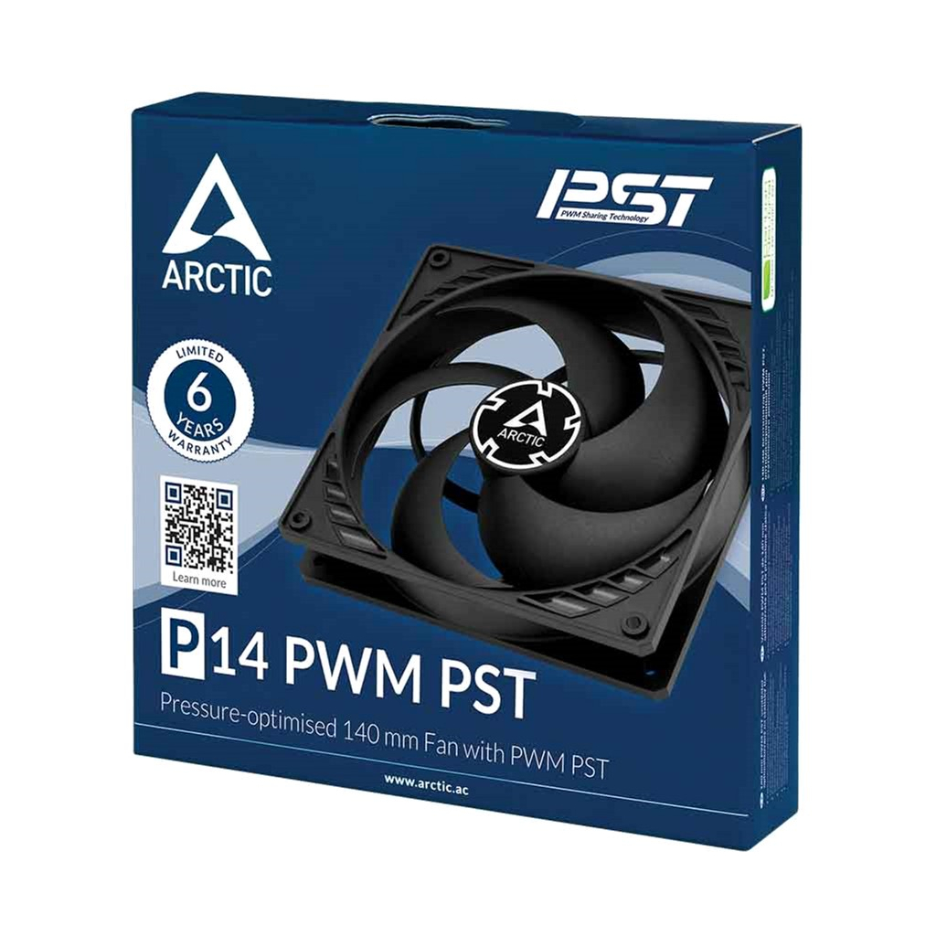 Кулер до корпусу Arctic P14 PWM PST (ACFAN00125A) - фото 4 Кулер до корпусу Arctic P14 PWM PST (ACFAN00125A) - фото 4