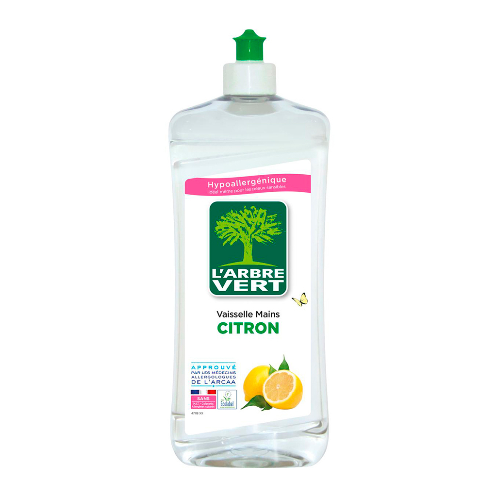 Засіб для ручного миття посуду L'Arbre Vert Лимон 750 мл (3450601022173/3450601047213) - фото 1 Засіб для ручного миття посуду L'Arbre Vert Лимон 750 мл (3450601022173/3450601047213) - фото 1