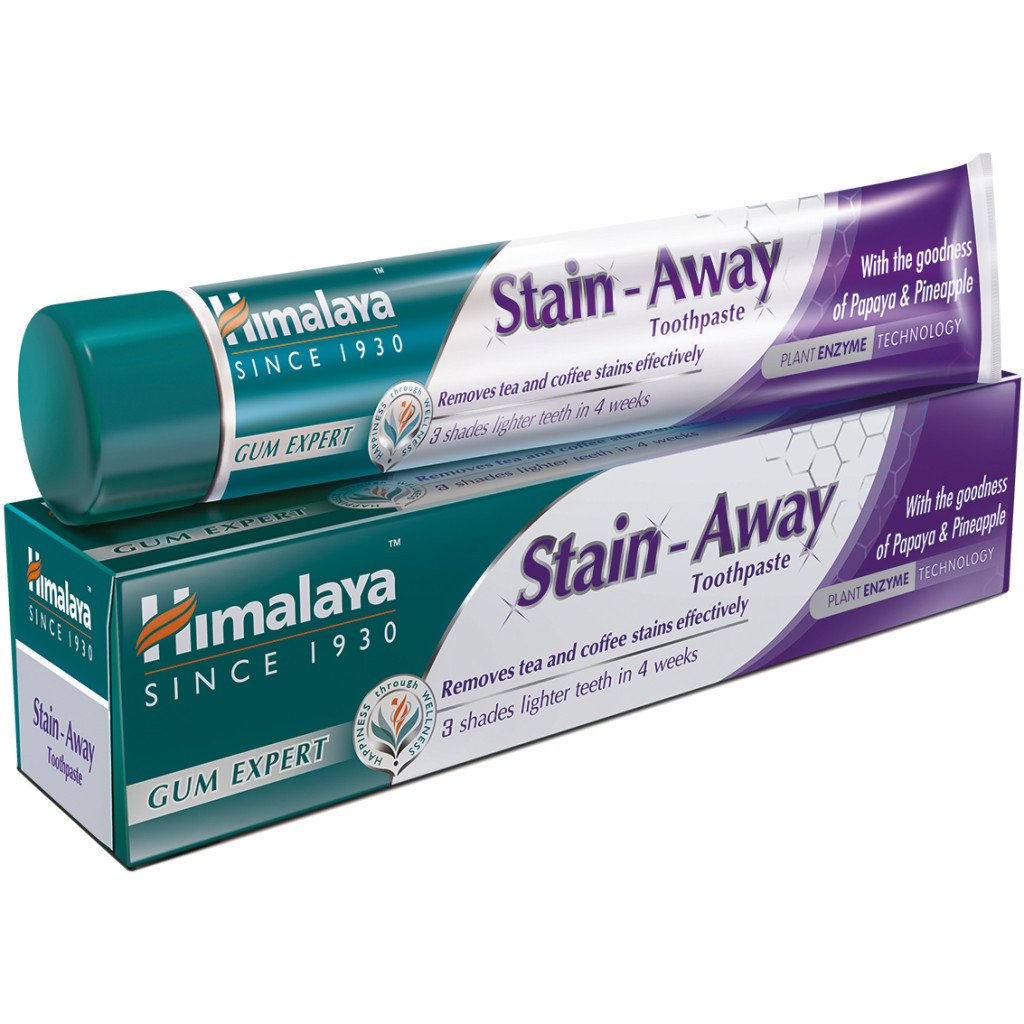Зубна паста Himalaya Herbals Stain-Away відбілююча проти плям 75 мл (6297000713960/6297000713977) - головне фото