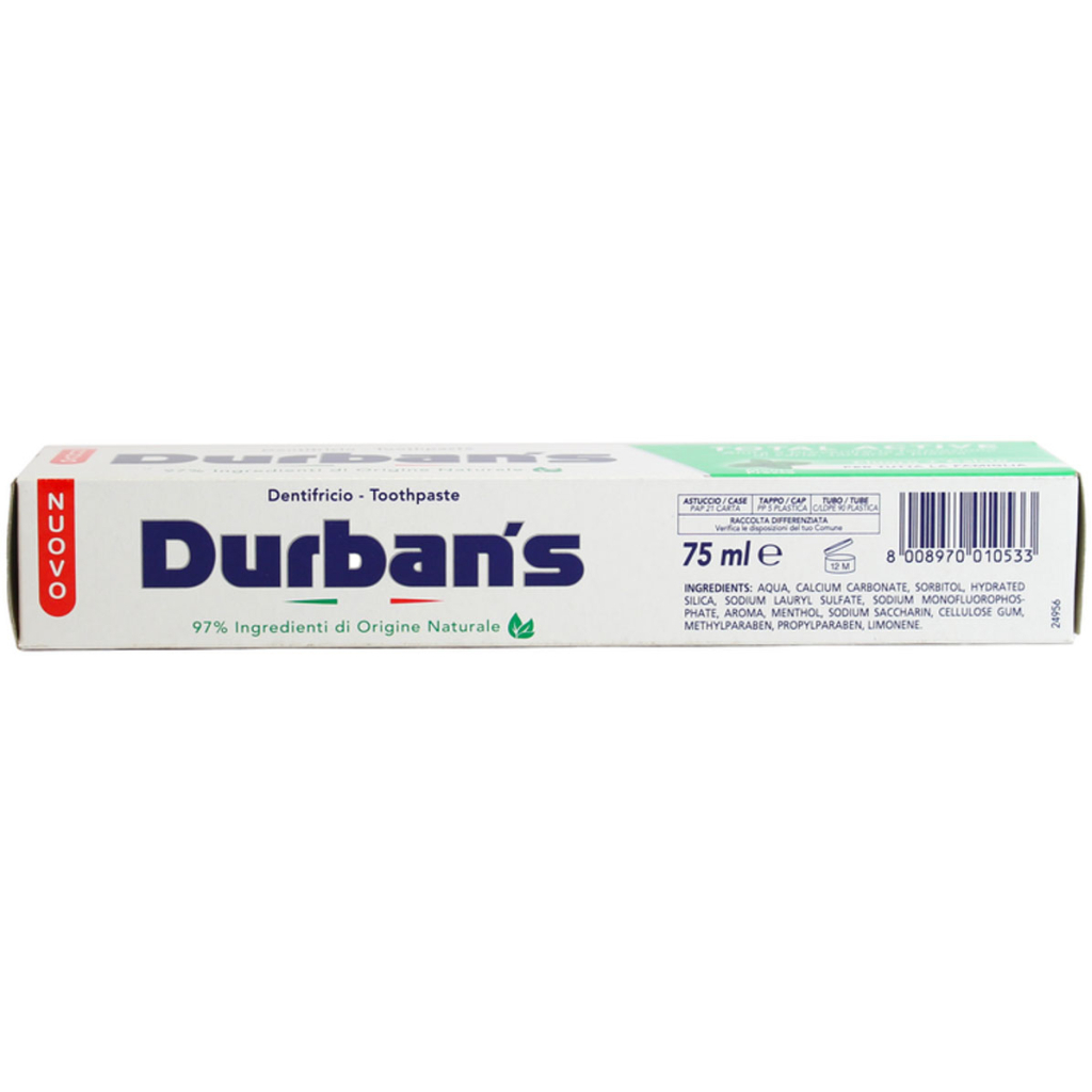 Зубна паста Durban's Тотал актив 75 мл (8008970010533) - фото 3 Зубна паста Durban's Тотал актив 75 мл (8008970010533) - фото 3