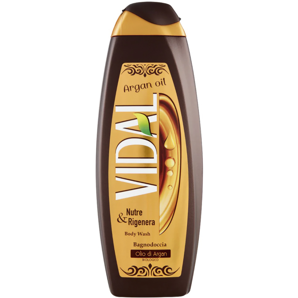 Гель для душу Vidal Арганова олія 500 мл (8008970036878/8008970055374) - фото 1 Гель для душу Vidal Арганова олія 500 мл (8008970036878/8008970055374) - фото 1