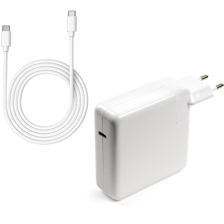 Блок живлення до ноутбуку Vinga Apple 87W 5.2V3A/9V3A/12V3A/15V3A/20.2V4.3A USB-C (VPA-87-APP-C) - фото 1