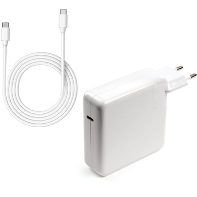 Блок живлення до ноутбуку Vinga Apple 96W 5.2V3A/9V3A/12V3A/15V3A/20.5V4.7A USB-C (VPA-96-APP-C) - фото 1