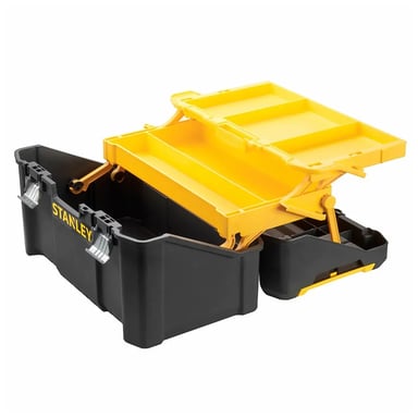 Ящик для інструментів Stanley ESSENTIAL Cantilever, 19", 490х290х250 мм, з металевими зам (STST83397-1) - фото 1