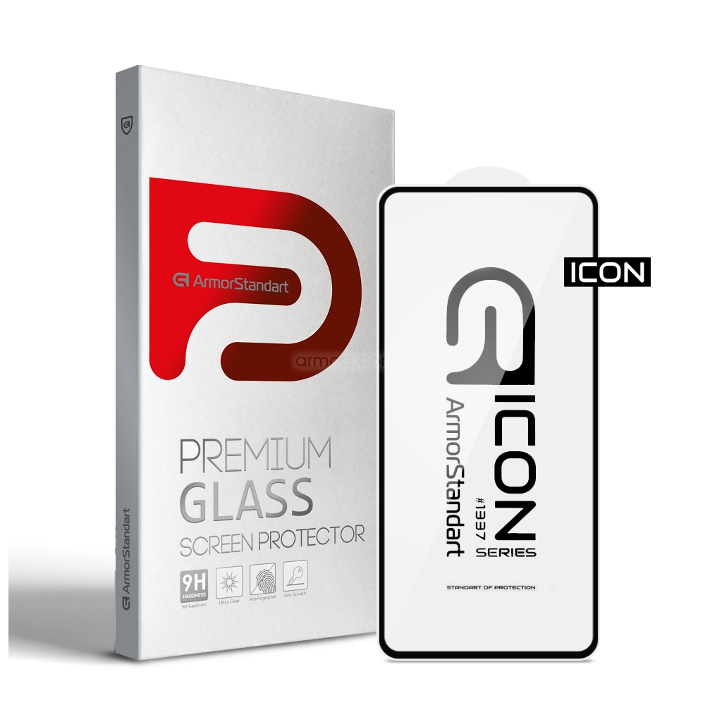 Скло захисне Armorstandart Icon Xiaomi Poco F4 Black (ARM60932) - фото 1