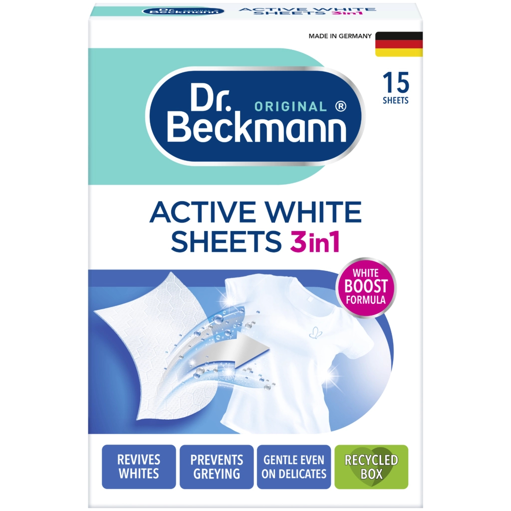 Серветки для прання Dr. Beckmann для поновлення білого кольору тканини 15 шт. (4008455551913) - фото 1 Серветки для прання Dr. Beckmann для поновлення білого кольору тканини 15 шт. (4008455551913) - фото 1
