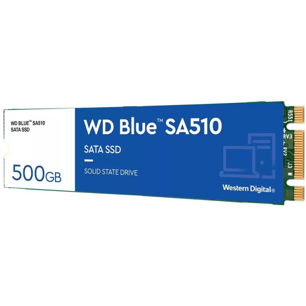 Накопичувач SSD M.2 2280 500GB SA510 WD (WDS500G3B0B) - фото 1 Накопичувач SSD M.2 2280 500GB SA510 WD (WDS500G3B0B) - фото 1