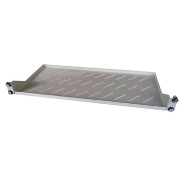 Полка 19" Hypernet 1U глиб. 250мм, колір сірий (CS-250-1U) - фото 1