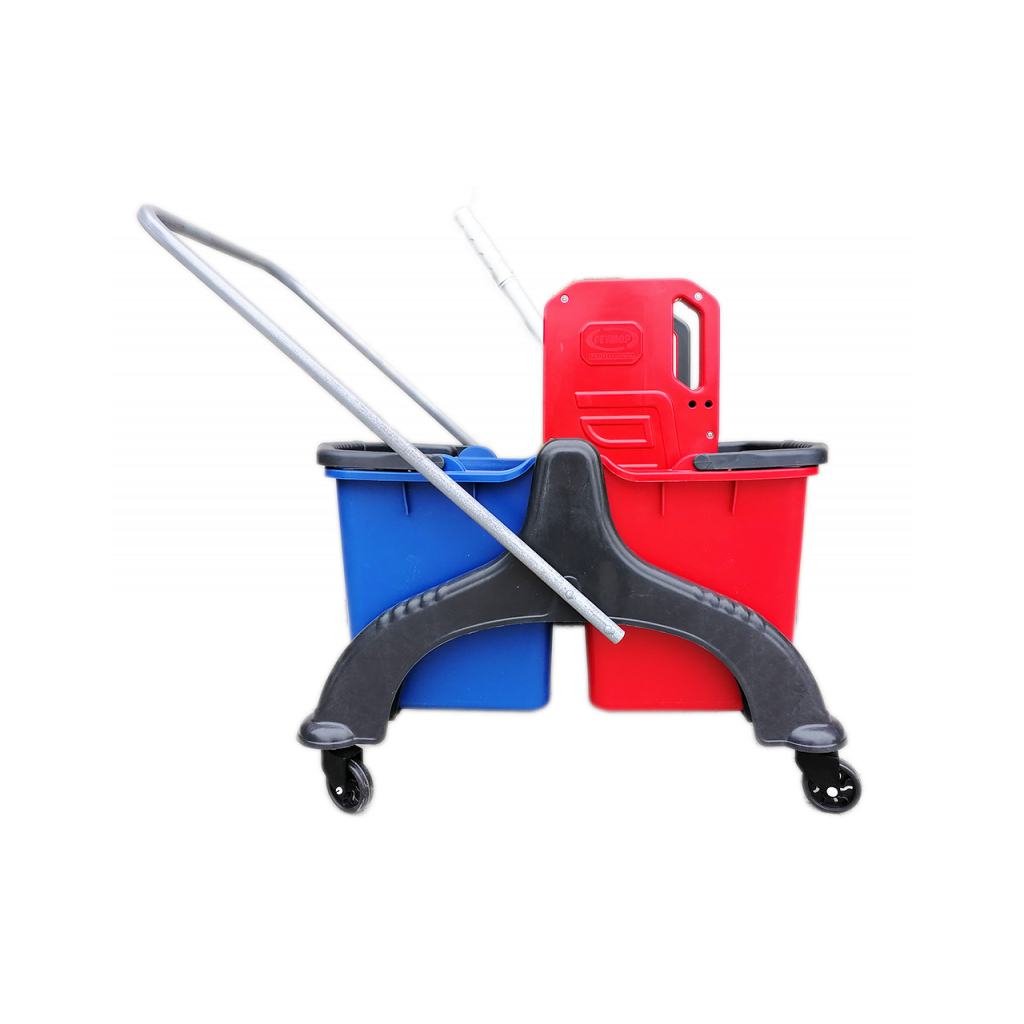 Відро для швабр Planet Household візок для прибирання на 2 відра з віджимом 25+25 л (10249) - фото 2 Відро для швабр Planet Household візок для прибирання на 2 відра з віджимом 25+25 л (10249) - фото 2