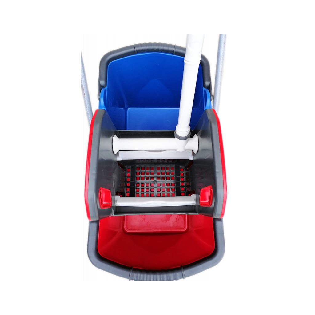 Відро для швабр Planet Household візок для прибирання на 2 відра з віджимом 25+25 л (10249) - фото 4 Відро для швабр Planet Household візок для прибирання на 2 відра з віджимом 25+25 л (10249) - фото 4