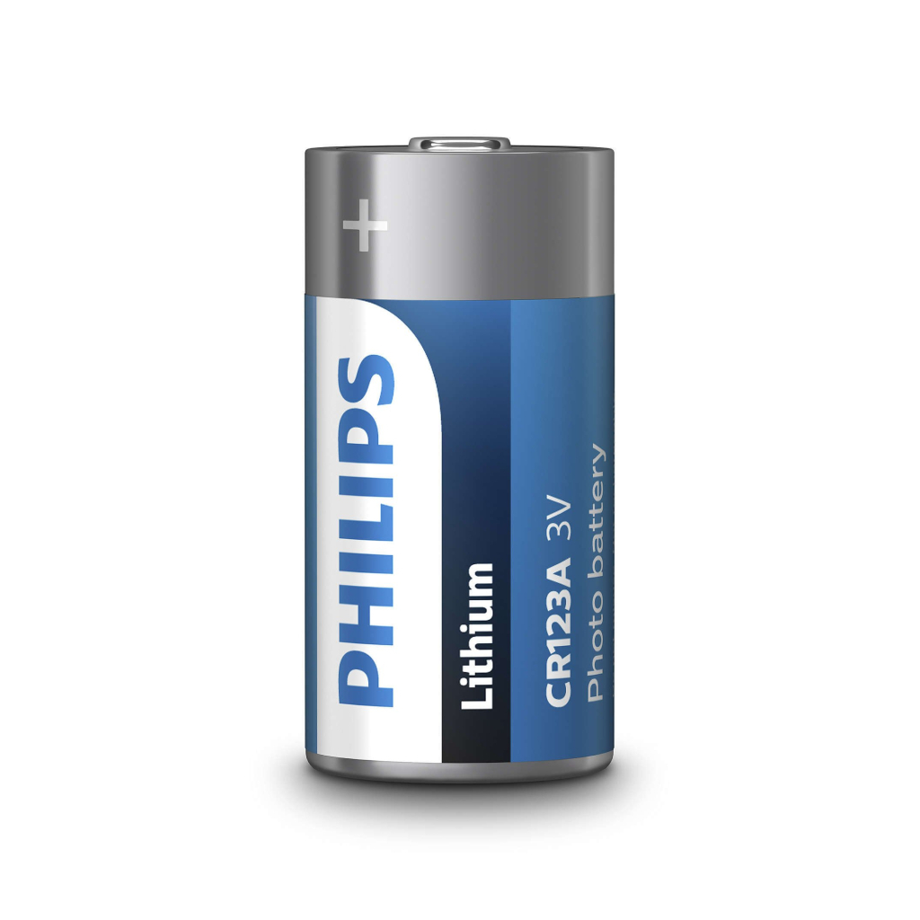 Батарейка Philips CR 123A Lithium 3V *1 (CR123A/01B) - фото 2 Батарейка Philips CR 123A Lithium 3V *1 (CR123A/01B) - фото 2