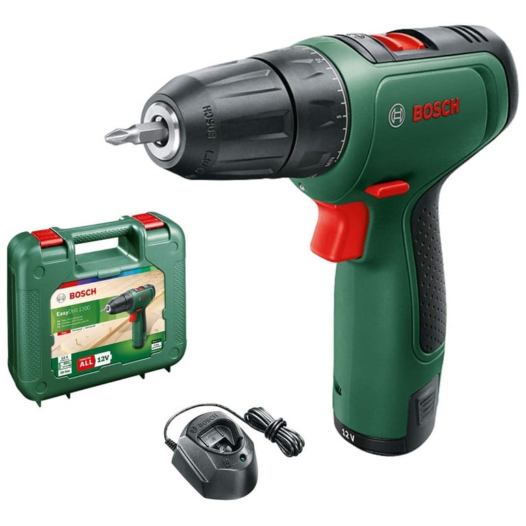 Шуруповерт Bosch EasyDrill 1200, 12В, 1х1.5Ач, ЗП, кейс (0.603.9D3.006) - фото 6