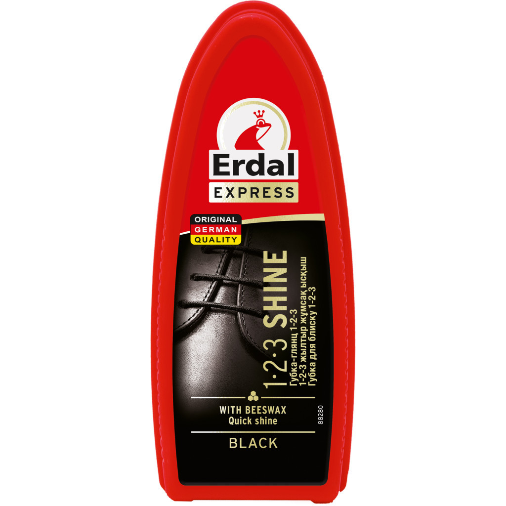 Губка для взуття Erdal Extra Shine Black для блиску чорна (4001499160738/4001499143694) - фото 1