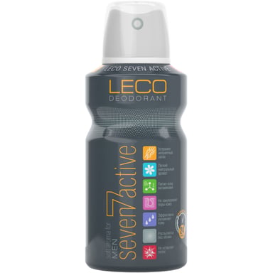 Антиперспірант Leco Seven Active For Men 150 мл (XL 10001) - фото 1