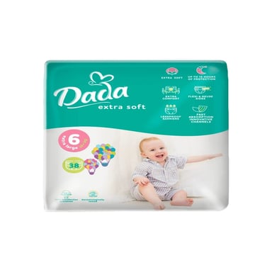 Підгузки Dada Extra Soft 6 (16+ кг) 38 шт (4820174980924) - фото 1