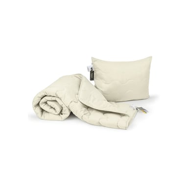 Ковдра MirSon Набір шовковий №1689 Eco Light Creamy Ковдра 200х220 + подуш (2200002657037) - фото 1