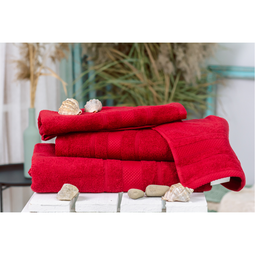 Рушник MirSon набір банний 5070 Elite SoftNess Bordo 40х70, 50х90, 70х140, (2200003975628) - фото 2 Рушник MirSon набір банний 5070 Elite SoftNess Bordo 40х70, 50х90, 70х140, (2200003975628) - фото 2