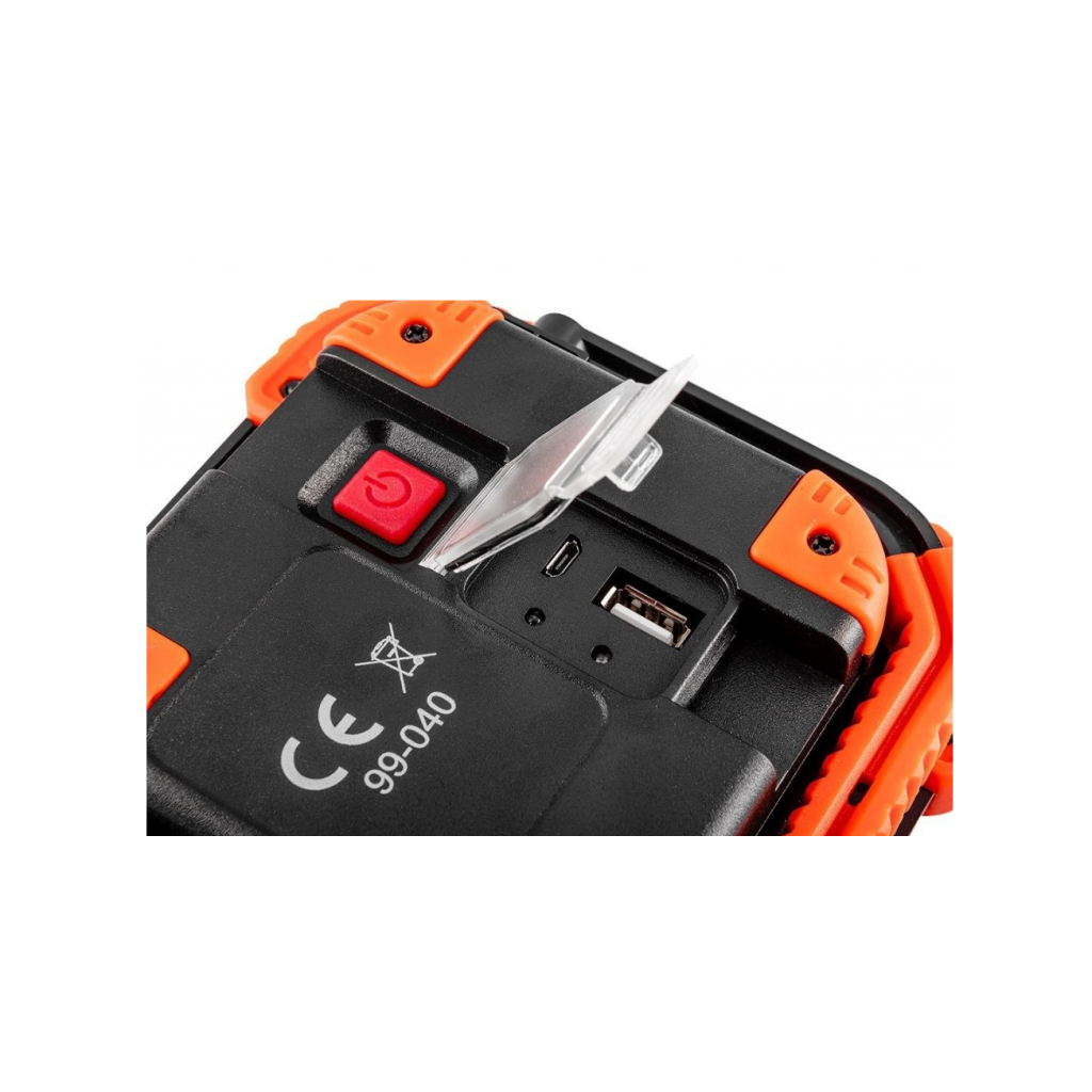 Прожектор Neo Tools акумулятор, 2600мАг, 3.7 Li-ion, 10 Вт + 3 Вт, 750+ 250 люме (99-040) - фото 3 Прожектор Neo Tools акумулятор, 2600мАг, 3.7 Li-ion, 10 Вт + 3 Вт, 750+ 250 люме (99-040) - фото 3