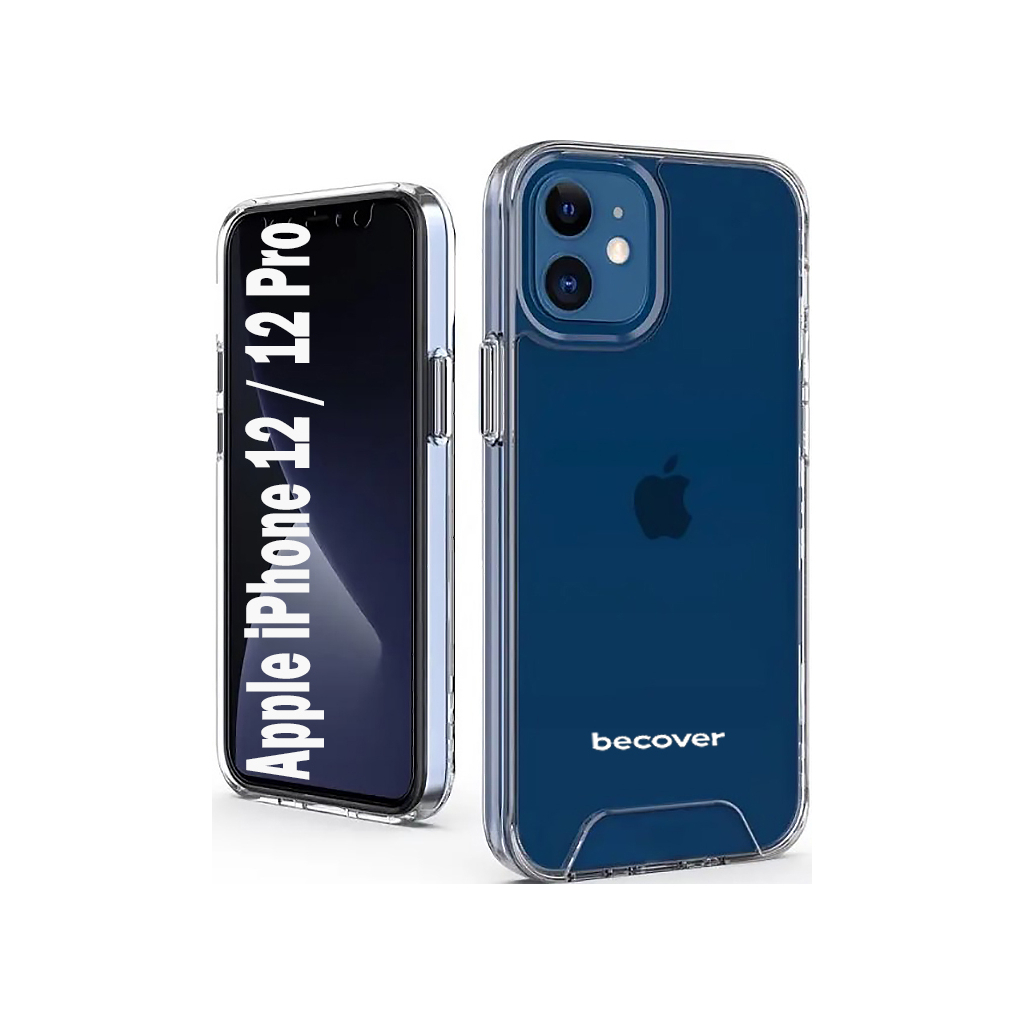 Чохол до мобільного телефона BeCover Space Case Apple iPhone 12 / 12 Pro Transparancy (707793) - фото 1