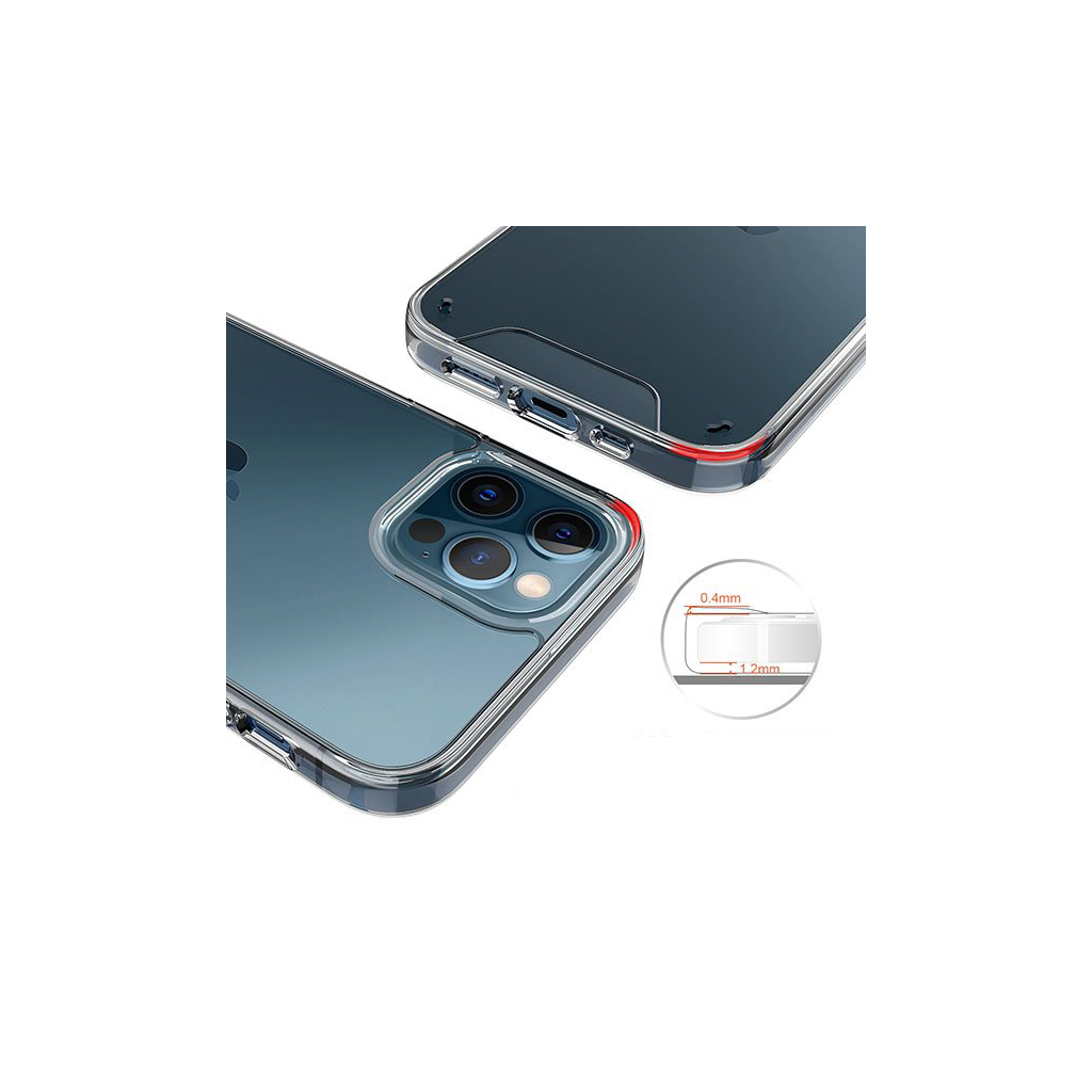 Чохол до мобільного телефона BeCover Space Case Apple iPhone 12 / 12 Pro Transparancy (707793) - фото 5 Чохол до мобільного телефона BeCover Space Case Apple iPhone 12 / 12 Pro Transparancy (707793) - фото 5