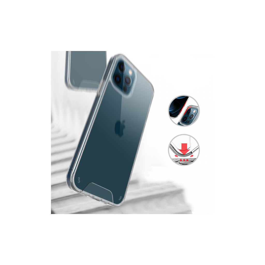 Чохол до мобільного телефона BeCover Space Case Apple iPhone 12 / 12 Pro Transparancy (707793) - фото 6 Чохол до мобільного телефона BeCover Space Case Apple iPhone 12 / 12 Pro Transparancy (707793) - фото 6