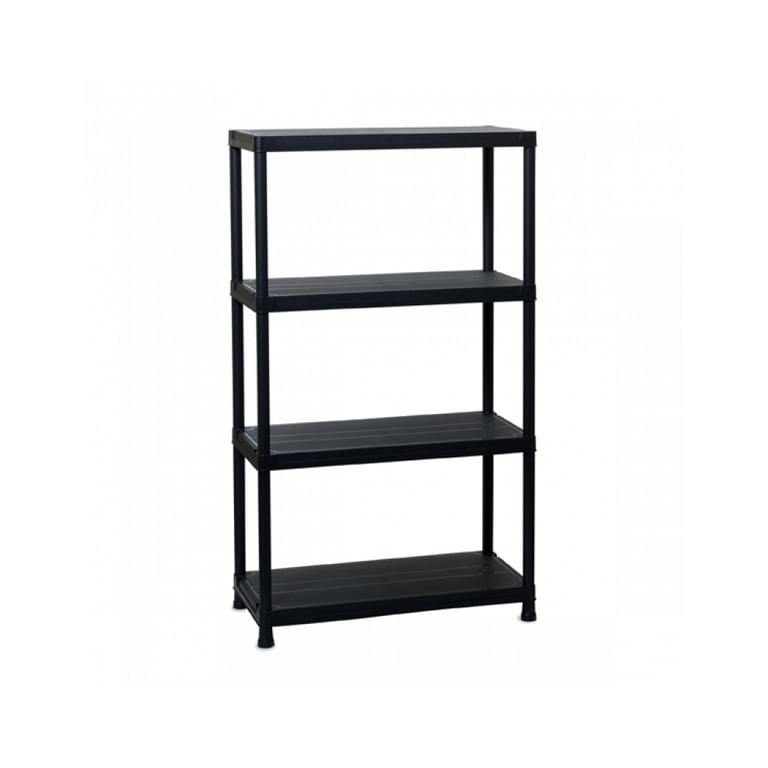 Стелаж Toomax 4 полиці cm. 80x40x138h black (5140) - фото 1