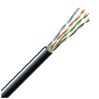 Кабель мережевий ЗЗКМ UTP cat.5e 305м 4х2х24AWG Cu PE(зовнішній) (7091003) - фото 1