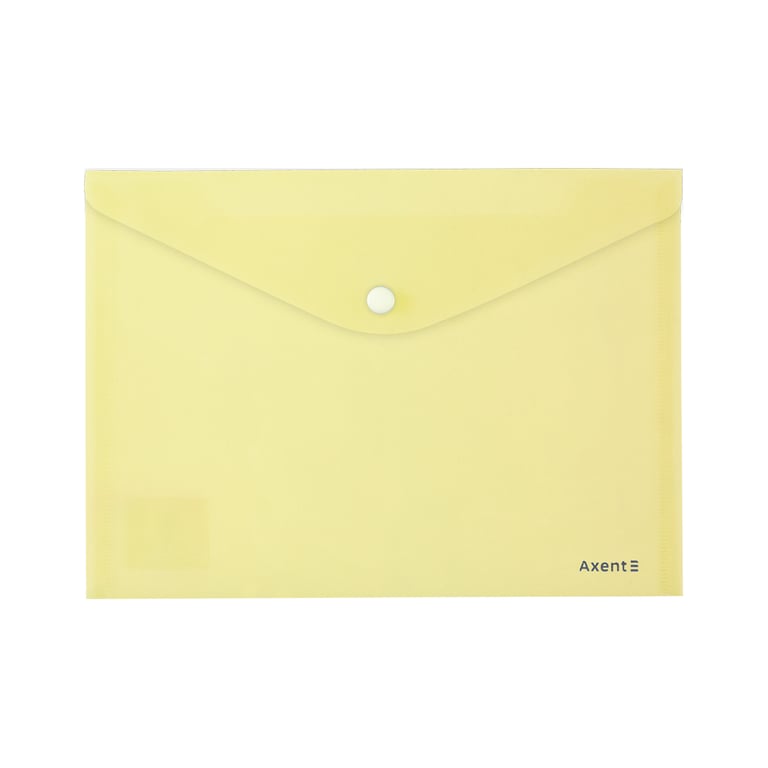 Папка – конверт Axent А5, Pastelini, жовта (1522-08-A)