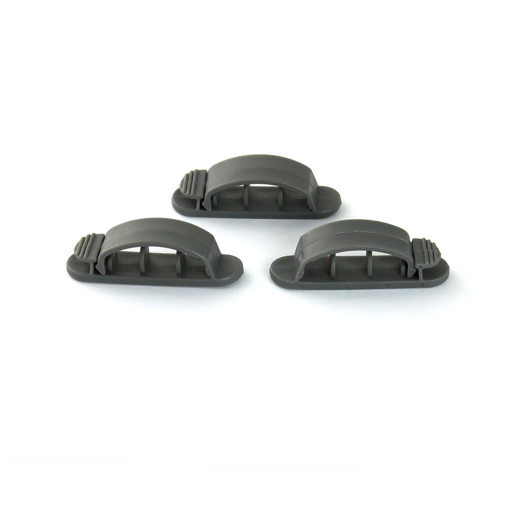 Тримач для кабелю Piko CC-912 3 pcs gray color (1283126476877) - фото 1