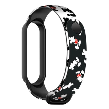 Ремінець до фітнес браслета Armorstandart Cartoon для Xiaomi Mi Band 7/6/5 Mickey Siluet Black (ARM59256) - фото 1