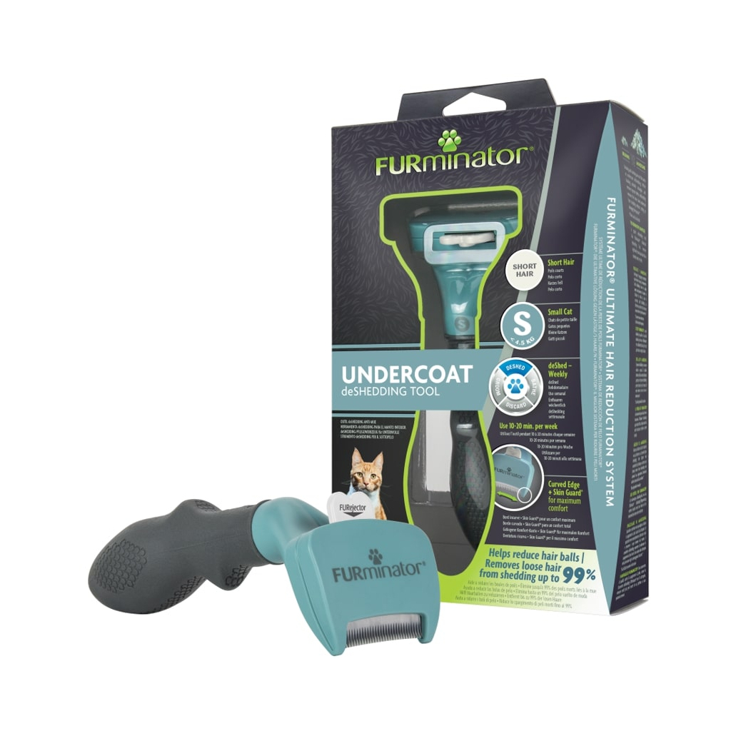 Фурмінатор для тварин FURminator для котів з короткою шерстю розмір S (4048422141198) - фото 1 Фурмінатор для тварин FURminator для котів з короткою шерстю розмір S (4048422141198) - фото 1