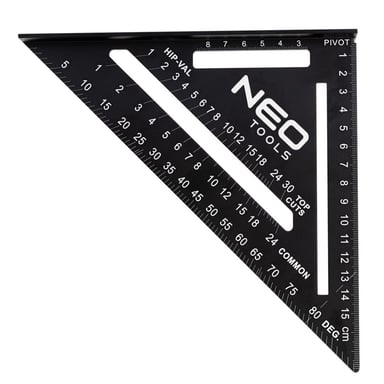 Косинець Neo Tools 15 см, 18.3x18.3x2.2 см, 45 і 90° (72-102) - фото 1