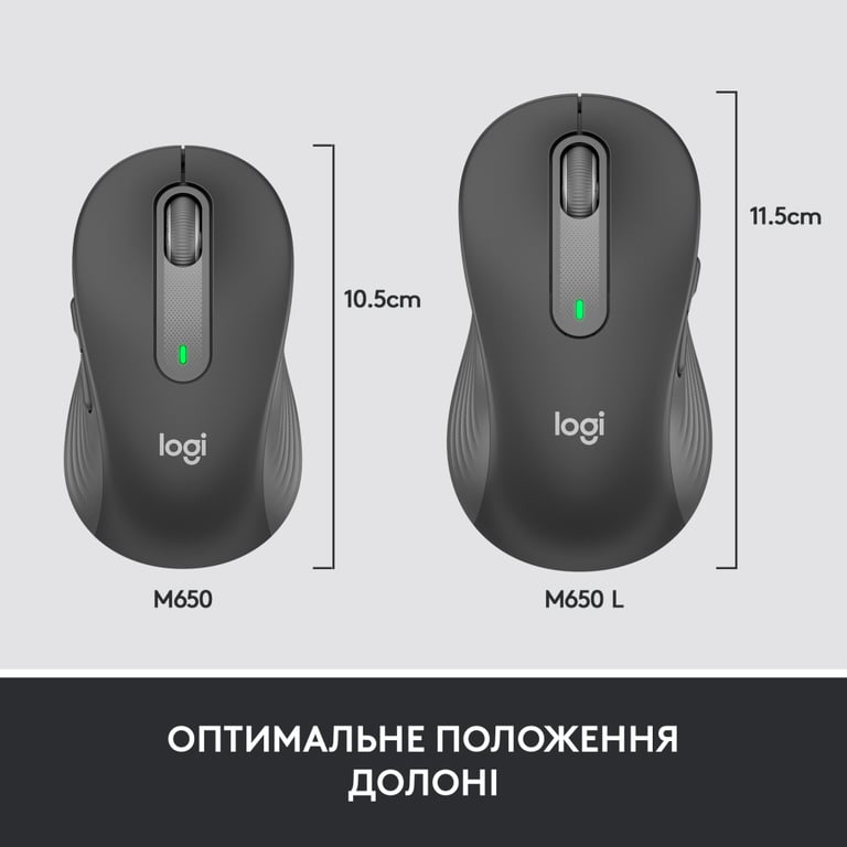 Мишка Logitech Signature M650 Wireless for Business Graphite (910-006274) - фото 7