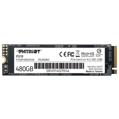 Накопичувач SSD M.2 2280 480GB Patriot (P310P480GM28) - фото 1