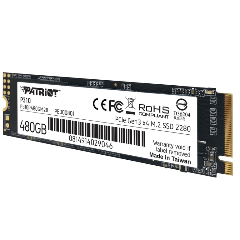 Накопичувач SSD M.2 2280 480GB Patriot (P310P480GM28) - фото 3