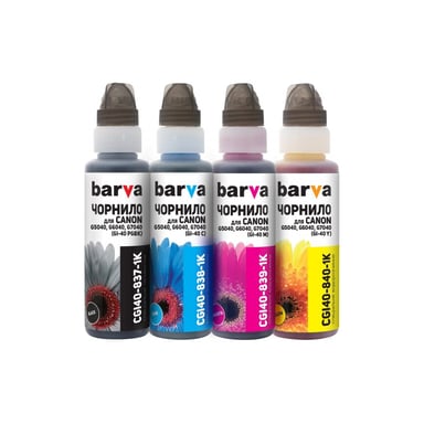 Чорнило Barva Canon GI-40C, 100мл, OneKey 1K (CGI40-838-1K) - фото 1