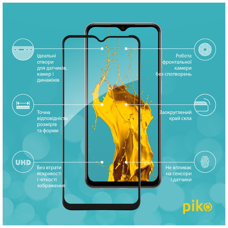 Скло захисне Piko Samsung M33 5G (1283126522604) - фото 3