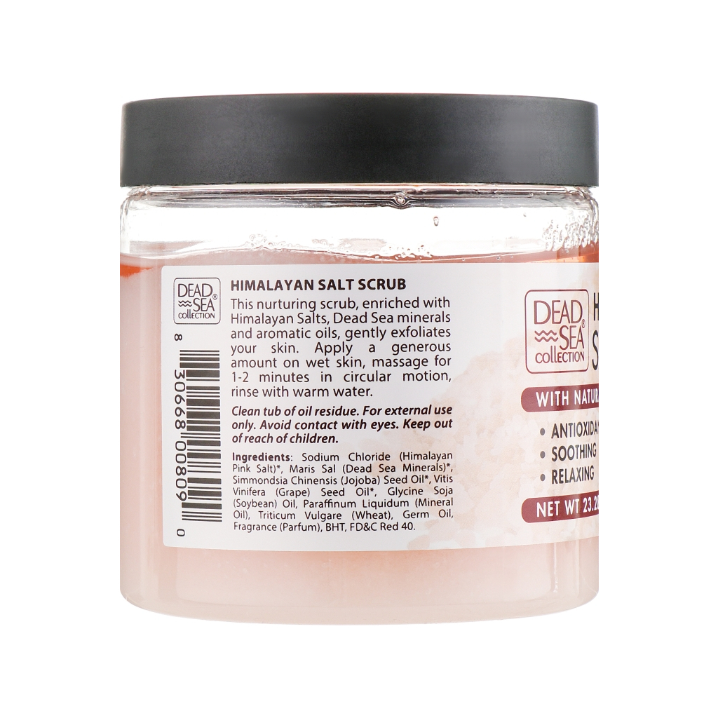 Скраб для тіла Dead Sea Collection з гімалайською сіллю та мінералами Мертвого моря 660 г (830668008090) - фото 2 Скраб для тіла Dead Sea Collection з гімалайською сіллю та мінералами Мертвого моря 660 г (830668008090) - фото 2