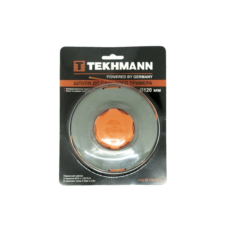 Косильна головка Tekhmann 120 мм нейлонова EASY Load (40332274) - фото 2