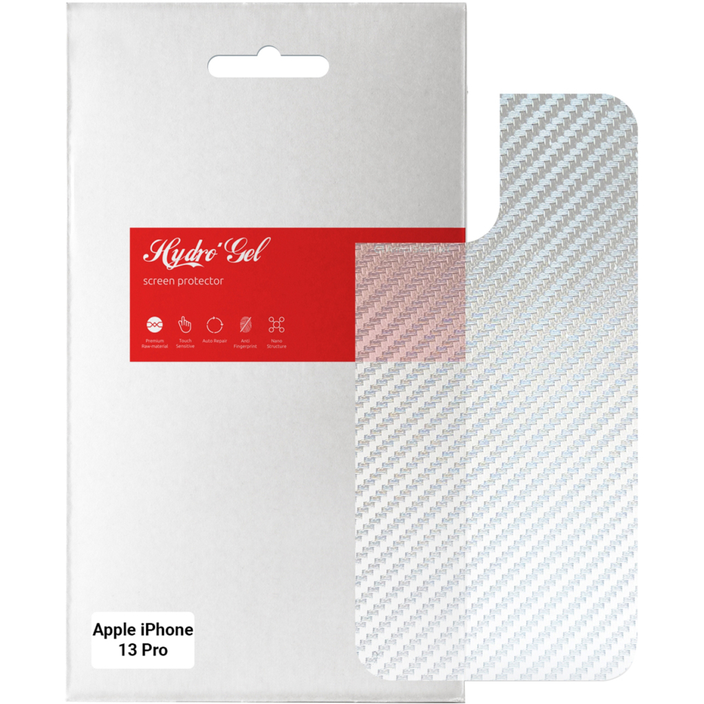 Плівка захисна Armorstandart back side Apple iPhone 13 Pro Carbone Silver (ARM61063) - фото 1