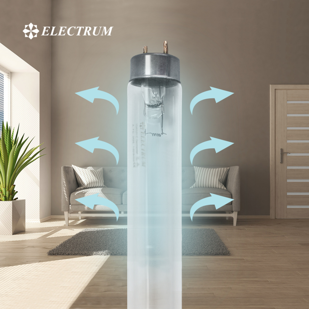 Лампочка Electrum T8 30W бактер. G13 (A-FG-0497) - фото 3 Лампочка Electrum T8 30W бактер. G13 (A-FG-0497) - фото 3