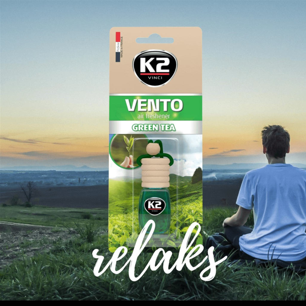 Ароматизатор для автомобіля K2 VINCI VENTO GREEN TEA 8ML (V452) - фото 4 Ароматизатор для автомобіля K2 VINCI VENTO GREEN TEA 8ML (V452) - фото 4